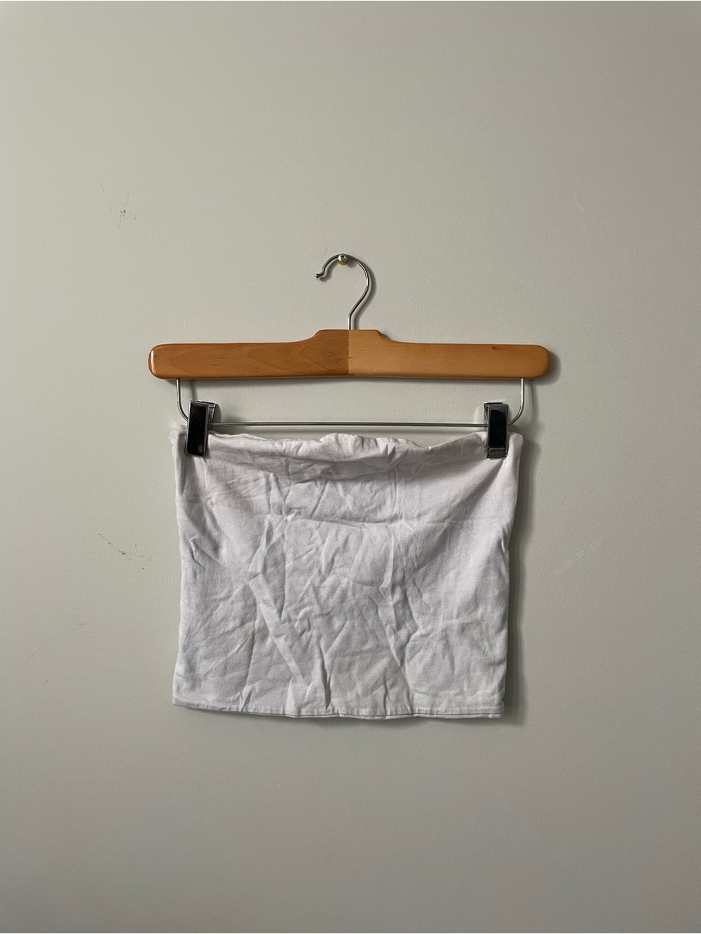 Brandy Melville White Cotton Tube Top • Women’s S